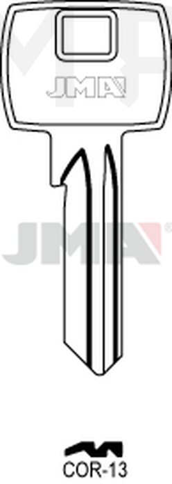 JMA COR-13 Cilindričan ključ (Silca CB30R / Errebi CO22R)