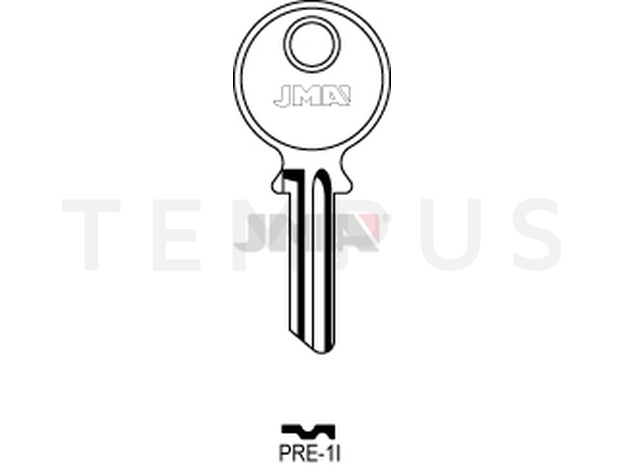 PRE-1I Cilindričan ključ (Silca LAP1 / Errebi LP6) 13613