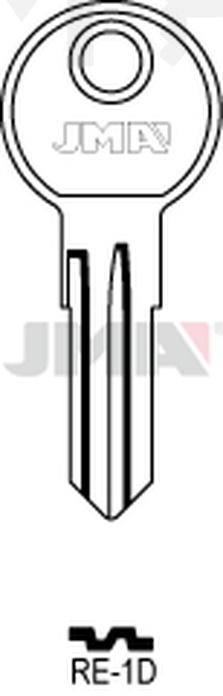 JMA RE-1D Cilindričan ključ (Silca REN1R / Errebi RN8R)