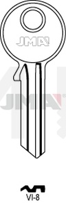 JMA VI-8 Cilindričan ključ (Silca VI3R / Errebi VS5R)