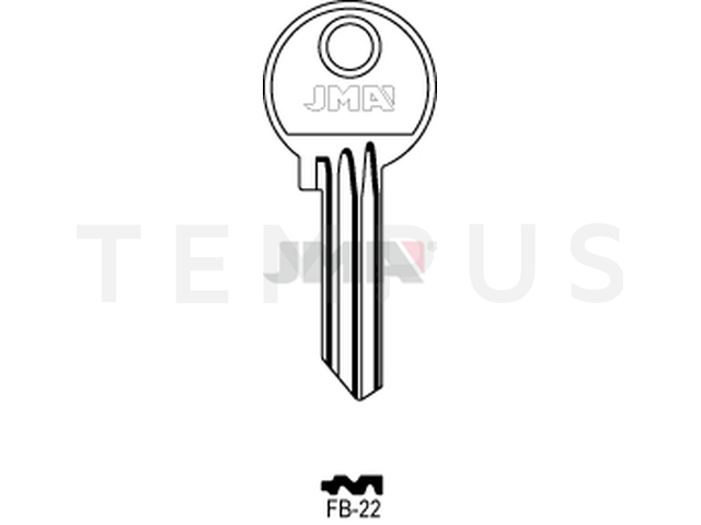 FB-22 Cilindričan ključ (Silca FB10R / Errebi F1R) 12996