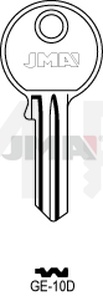 JMA GE-10D Cilindričan ključ (Silca GE118 / Errebi GG49)