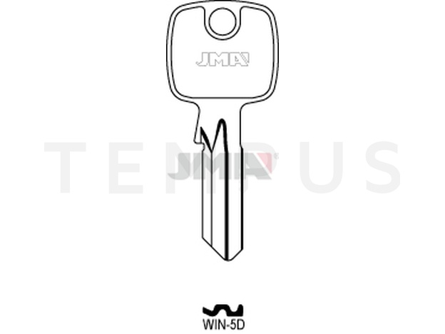 WIN-5D Cilindričan ključ (Silca TO30) 14084