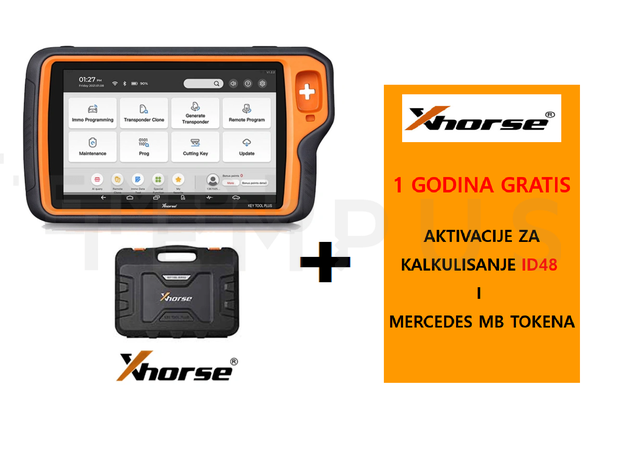 XHORSE KEY TOOL PLUS (MQB aktivacija) + 1 godina gratis MB i ID48 kalkulacije 19585