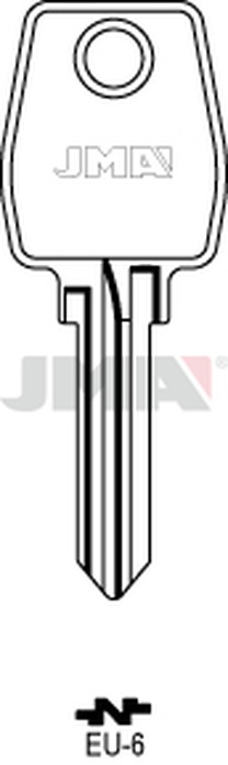 JMA EU-6 Cilindričan ključ (Silca EU3 / Errebi EL4)