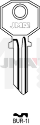 JMA BUR-1I Cilindričan ključ (Silca BUR1R / Errebi BG7R)