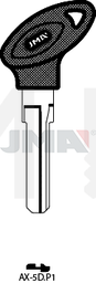 JMA AX-5D.P1 Specijalan ključ (Silca AX9CP / Errebi AX8P170)
