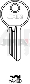 JMA YA-16D Cilindričan ključ (Silca YA15 / Errebi YG4)