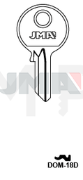 JMA DOM-18D Cilindričan ključ (Silca DM11 / Errebi DM13)