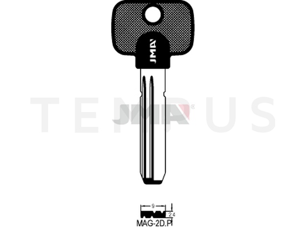 MAG-2D.P Specijalan ključ (Silca MGN1RP / Errebi MGN1RP176) 14902