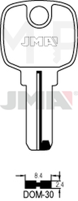 JMA DOM-30 Specijalan ključ (Silca DM21 / Errebi DM27)