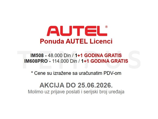 AUTEL AKCIJA Licenci Immo 21928