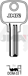 JMA DOM-33 Specijalan ključ (Silca DM55 / Errebi DM76)