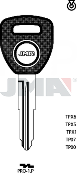JMA TP00PRO-1.P (Silca PO1RT0 / Errebi T00PT1RP)