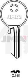 JMA OJ-6I Cilindričan ključ (Silca OJ4R / Errebi OJ6R)