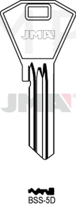 JMA BSS-5D Cilindričan ključ (Errebi BN12)