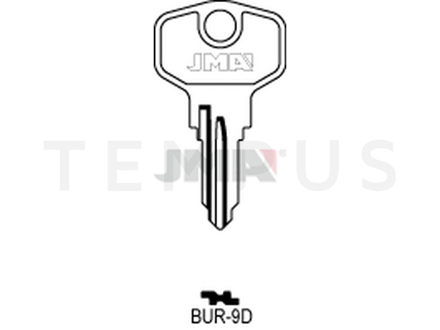 BUR-9D Cilindričan ključ (SilcaBUR24R, BUR54R  / Errebi BG23R)