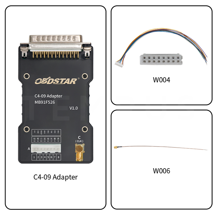 OBDSTAR C4-09(MB91F526) Adapter Kit