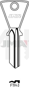 JMA FTH-3 Cilindričan ključ (Silca FH6 / Errebi FT7)
