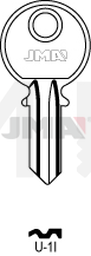JMA U-1I Cilindričan ključ (Silca UL057 / Errebi U3PS)