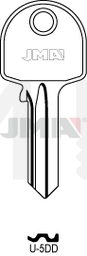 JMA U-5DD Cilindričan ključ (Silca UL050L / Errebi U5DY)