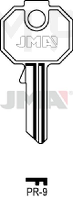 JMA PR-9 Cilindričan ključ (Silca PF1 / Errebi P7R)