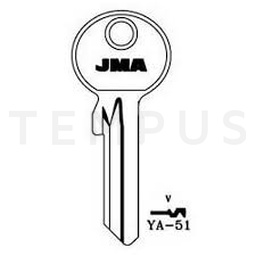 JMA YA-51 Cilindričan ključ (Silca YA72R / Errebi YBVPP)