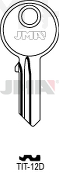 JMA TIT-12D Cilindričan ključ (Silca TN10 / Errebi TT9)