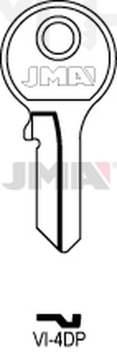 JMA VI-4DP Cilindričan ključ (Silca VI085 / Errebi V4PS)