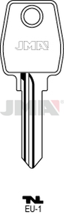 JMA EU-1 Cilindričan ključ (Silca EU1R / Errebi EL1R)