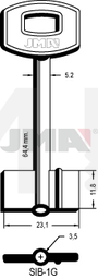 JMA SIB-1G Kasa ključ (Silca SF / Errebi 2S2F)