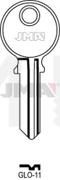 JMA GLO-11 Cilindričan ključ (Silca GL4 / Errebi GO4R)