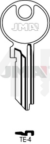 JMA TE-4 Cilindričan ključ (Silca TE8XFA)