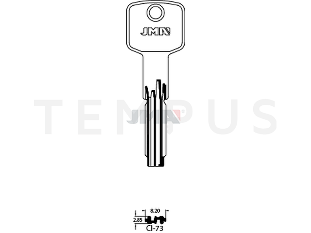 CI-73 Specijalan ključ (Silca CS62 / Errebi C24L) 15046