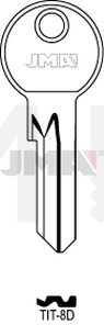 JMA TIT-8D Cilindričan ključ (Silca TN16X / Errebi SAT1)