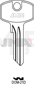 JMA DOM-21D Cilindričan ključ (Silca DM119 / Errebi DM5RN)