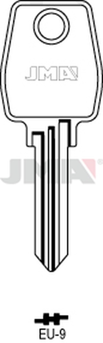 JMA EU-9 Cilindričan ključ (Silca EU12 / Errebi EL13)