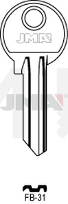 JMA FB-31 Cilindričan ključ (Silca FB8R)