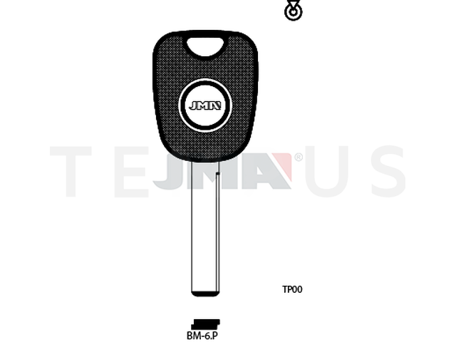 TP00BM-6.P (Silca HU92RTE / Errebi T00HF70P) 13816