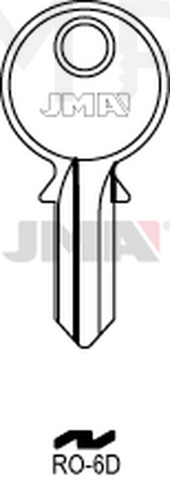 JMA RO-6D Cilindričan ključ (Silca RO11)