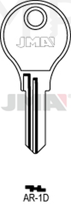 JMA AR-1D Cilindričan ključ (Silca  ARG1R/ Errebi ARG1R)