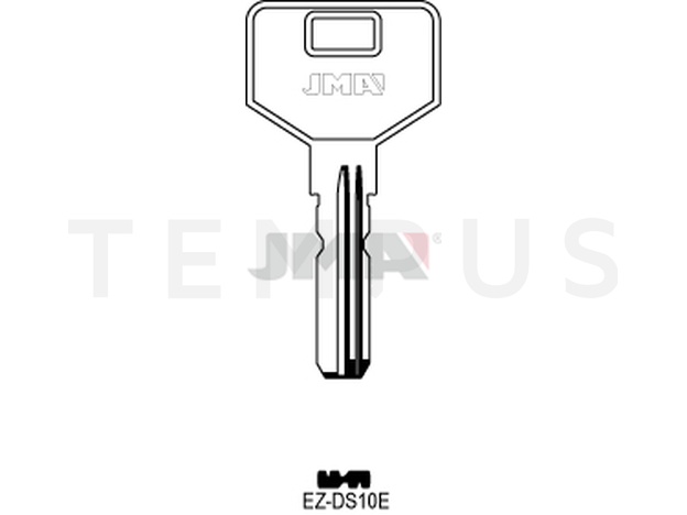 EZ-DS10E Specijalan ključ (Silca EZ4X, EZ4 / Errebi ECU7)