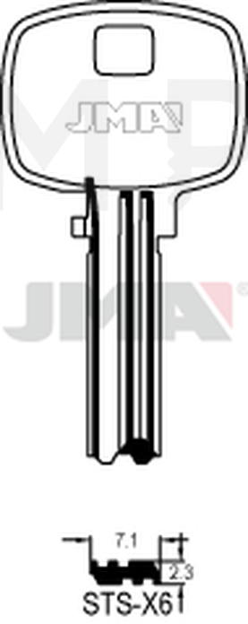 JMA STS-X6 Specijalan ključ (Silca STS6 / Errebi STS11)