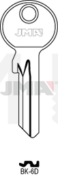JMA BK-6D Cilindričan ključ (Silca BK1X,BRS2)/ Errebi KSC5DL)