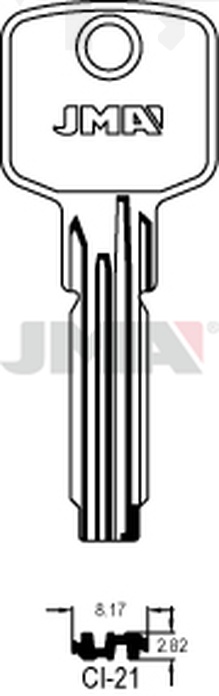 JMA CI-21 Specijalan ključ (Silca CS144 / Errebi C24)
