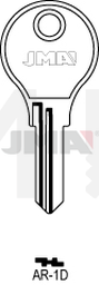JMA AR-1D Cilindričan ključ (Silca  ARG1R/ Errebi ARG1R)