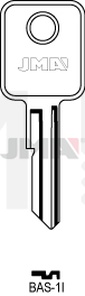 JMA BAS-1I Cilindričan ključ (Silca BA2 / Errebi BAS1R)
