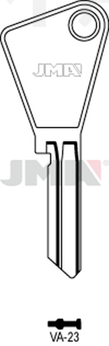 JMA VA-23 Cilindričan ključ (Silca VAC63 / Errebi VC35)