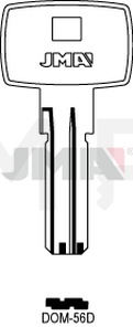 JMA DOM-56D Specijalan ključ (Silca DM49 / Errebi DM39L)