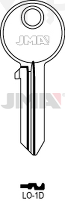 JMA LO-1D Cilindričan ključ (Silca CS18 / Errebi LOG5D)